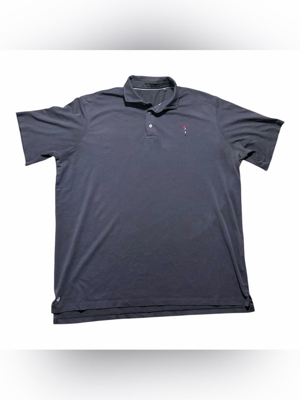 Men’s Greyson Short Sleeve Navy Blue Golf Polo Brr Technology Size XL